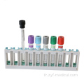 COLLECTION DU BOOD TUBES VACUTAINERS Transparentes 2 ml à 7 ml